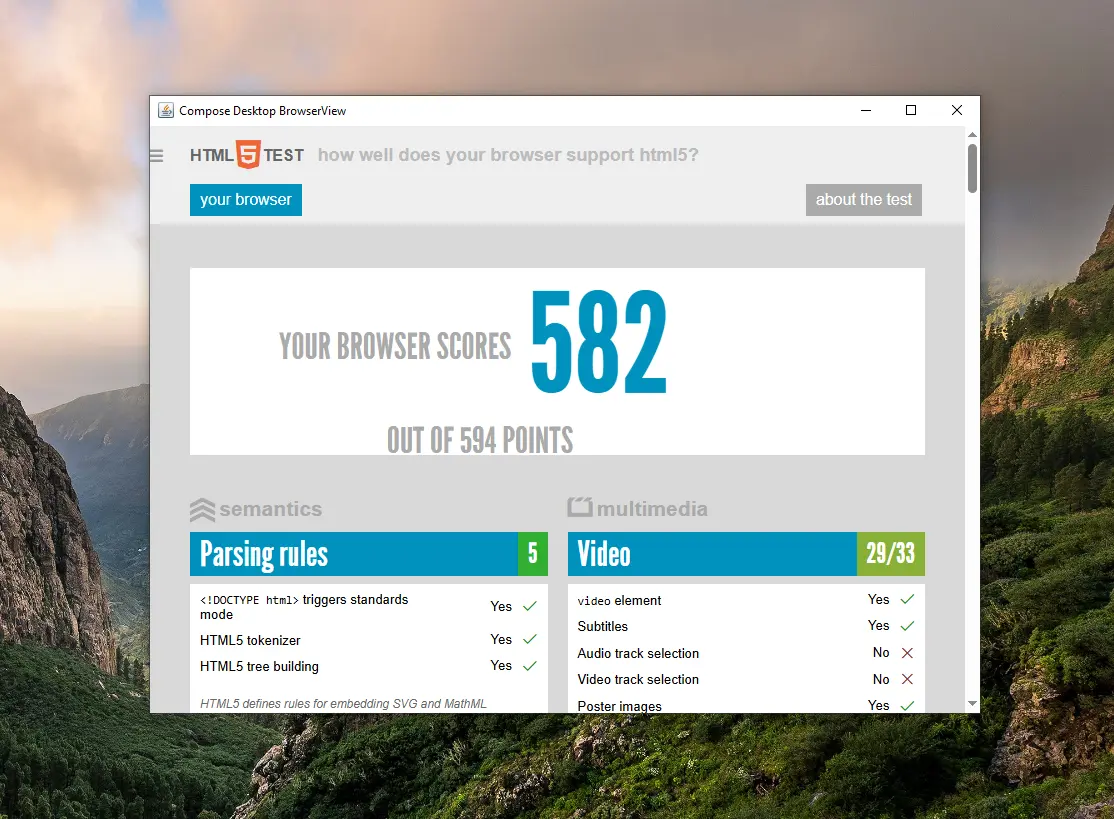 BrowserView in Compose app