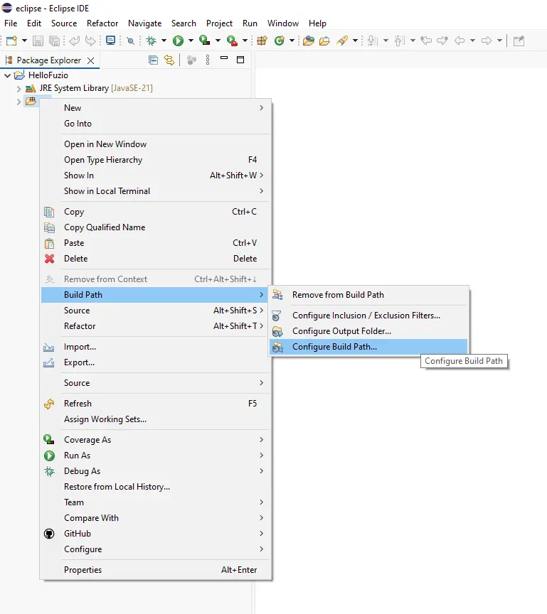 Configure Build Path