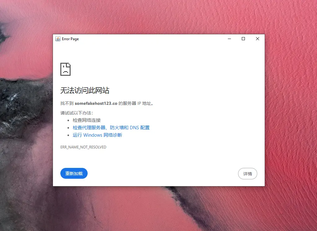 Error Page