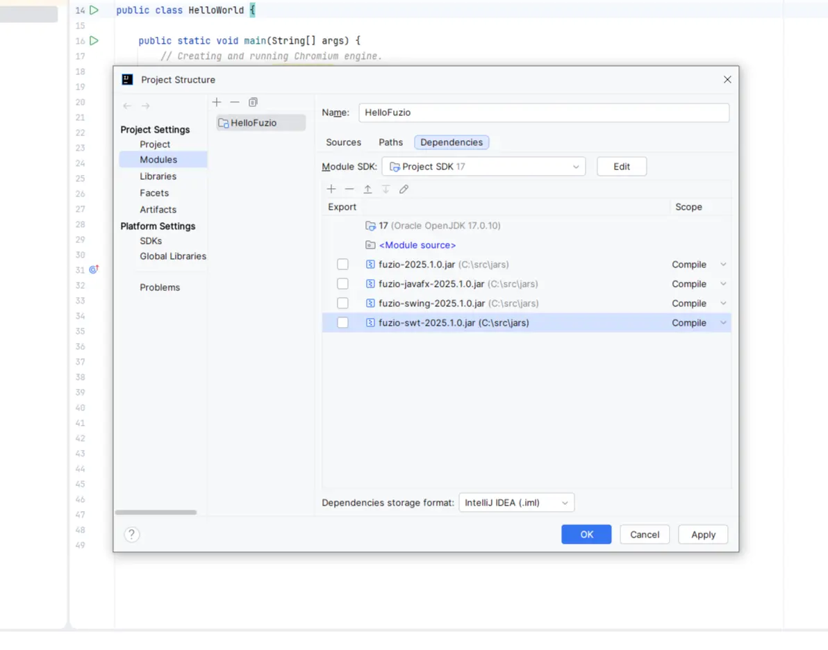 Viewing Module Deps